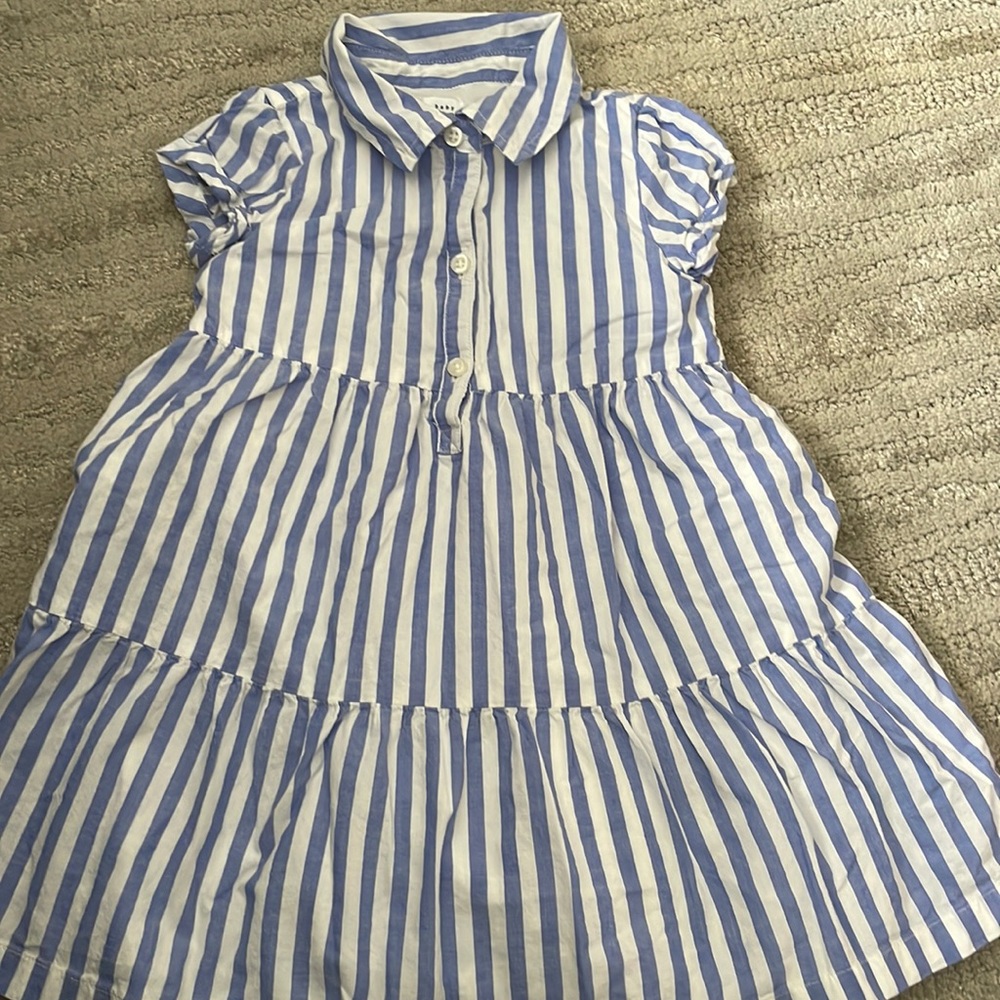 EUC girls shirt dress baby gap